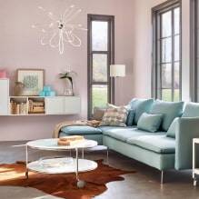 Interior in pastel colors: features, choice of wallpaper, style, combinations-12