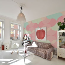Interior in pastel colors: features, choice of wallpaper, style, combinations-20